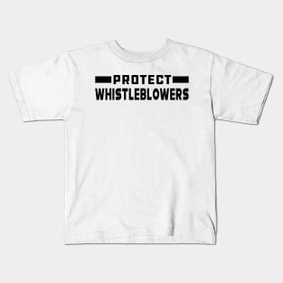 Protect whistleblowers Kids T-Shirt